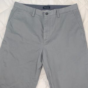 Grey/blue Nautica deck pant